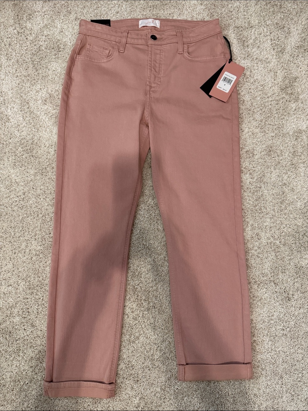 Women’s Jen7 petite slim boyfriend Jeans in Dusty Rose
